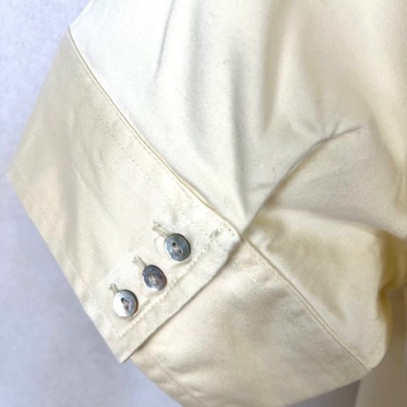 Van Heusen Women's Cream Short Sleeve Blouse - Picture 4 of 7